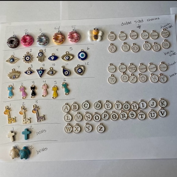 Keychain Cow Dino Cat Police Handcrafted Artisan Silicone Beaded Bracelet Key - Picture 11 of 13